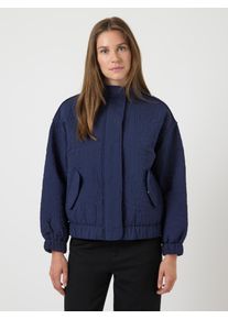 Y.A.S Damen Blouson "YASFIPURA LS QUILTED JACKET S. NOOS", blau, modisch, Gr. 40, unifarben, Web, Obermaterial: 100% Polyester, Jacken