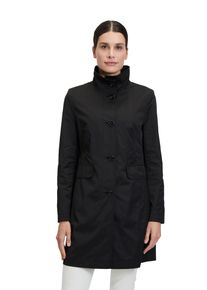 Gil Bret Damen Sommerjacke "Gil Bret Sommermantel mit Stehkragen", schwarz, klassisch, Gr. 46, Obermaterial: 58% Baumwolle, 42% Polyester. Futter: