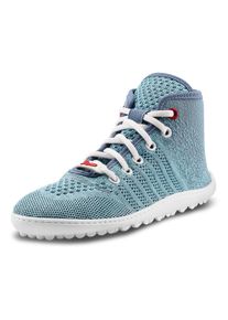 Leguano Damen Barfußschuh "GO", Gr. 46, blau, Textil, sportlich, Schuhe, Bequemschuh, Komfortschuh, Schnürboots, flexible Halbkugellaufsohle