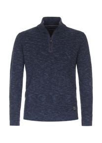 Casamoda Herren Troyer "Casamoda Troyer uni", blau, Gr. L, 62% Baumwolle, 28% Polyester, 10% Polyamid, Pullover