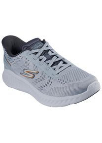 Skechers Herren Slip-On Sneaker "GO WALK NOW-PAYTON", Gr. 44, grau, Textil, sportlich, Schuhe, Trainingsschuh, Schnürschuh mit Handsfree Slip-ins