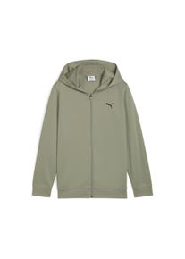Puma Kinder Kapuzensweatjacke "TAD ESS FULL ZIP JACKET B"lux army, sportlich, Gr. 164, unifarben, Piquu00e9, Obermaterial: 100% Polyester, Sweatjacken