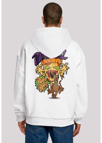 F4NT4STIC Herren Kapuzenpullover "Scooby Doo Pizza Ghost", weiß, casual, Gr. S, Obermaterial: 100% Baumwolle, Pullover, Print