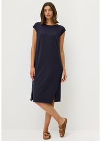 Cecil Damen Jerseykleidurban dunkelblau, casual, Gr. XXL, unifarben, Stoff, 70% Viskose, 27% Nylon, 3% Elasthan, Kleider, in Unifarbe