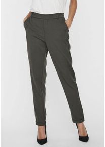 Véro Moda VERO MODA Damen Anzughose "VMMAYA MR LOOSE SOLID PANT NOOS", grau, modisch, Gr. XS, unifarben, Web, Obermaterial: 62% Polyester, 33% Viskose, 5%