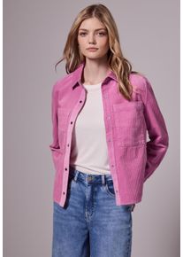 Damen Cordjackefoxy pink, casual, Gr. 42, STREET ONE STUDIO, unifarben, Web, Obermaterial: 100% Baumwolle; Futter: 100% Polyester, Jacken, mit