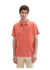 Tom Tailor Herren Poloshirt, rosa, casual, Gr. XL, unifarben, Jersey, Obermaterial: 100% Baumwolle, Shirts, mit Brusttasche