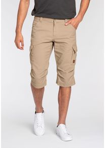 Bruno Banani Herren Bermudas, beige, casual, Gr. 29, Denim/Jeans, Obermaterial: 100% Baumwolle, Hosen, schmale Passform, gerade Beinform, mit