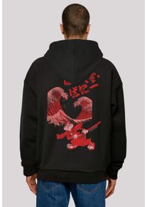 F4NT4STIC Herren Kapuzenpullover "Looney Tunes Bugs Bunny Shogun", schwarz, casual, Gr. XXL, Obermaterial: 100% Baumwolle, Pullover, Print