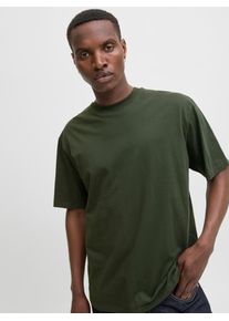 Jack & Jones JACK & JONES Herren Oversize-Shirt "JJEBRADLEY TEE SS O-NECK NOOS", bunt, modisch, Gr. XS, unifarben, Jersey, Obermaterial: 100% Baumwolle, Shirts,