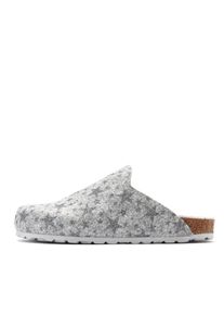 Vivance Damen Pantolette "Hausschuh, Clog, Pantoffel", Gr. 36, grau, Obermaterial: 100% Polyester. Futter: 100% Polyester. Decksohle: 100% Polyester.