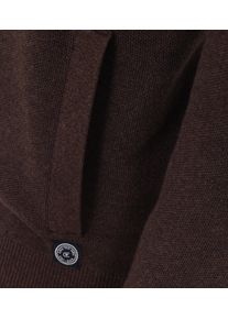 Casamoda Herren Strickjacke "Casamoda Strickjacke uni", braun, Gr. XXL, 90% Baumwolle, 10% Polyamid, Strickjacken