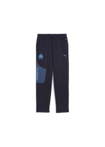 Puma Herren Sporthose "Olympique de Marseille PumaTECH Jogginghose Herren", blau, Gr. XL, Obermaterial: 23% Polyester, 77% Baumwolle; Taschenfutter: