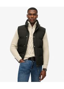 Superdry Herren Everest Weste Ohne Kapuze Schwarz - Gr&ouml;&szlig;e: L 102020400012402A003