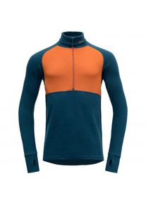 DEVOLD Expedition Zip Neck Merinounterwäsche Men (Gr S |blau)