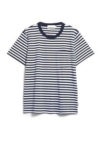armedangels Maarkos Pocket Stripes T-Shirt Herren (Gr S |grau)