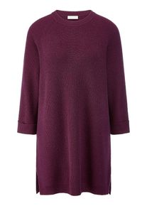 include - Long-Pullover, lila, Gr. 36 / S - Schurwolle