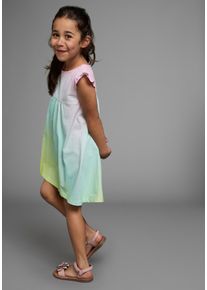 Kidsworld Jerseykleid »in Regenbogenfarben«, kniefreie Länge, weit ausgestellter Schnitt, aus Baumwolle