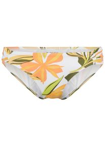 Roxy Printed Beach Classics Moderate Bikini-Bottom Damen (Gr S |weiß)