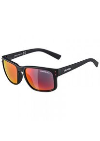 Sonnenbrille Alpina Kosmic Ceramic Mirror S3 (schwarz/rot)