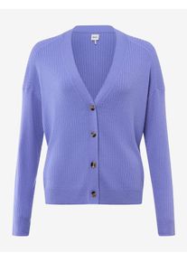 Brax Damen Strickjacke Style ANIQUE violet storm, lila, Gr. 48
