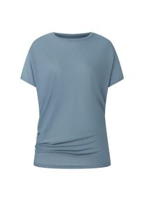 super.natural Yoga Loose Tee T-Shirt Women (Gr L |grau/t&uuml;rkis)