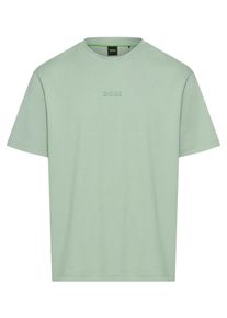 BOSS Green Herren T-Shirt "Tee"open grün357, casual, Gr. XL, Single Jersey, Obermaterial: 100% Baumwolle, Shirts, mit Rundhalsausschnitt