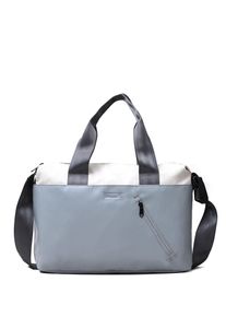 7CLOUDS Damen Umhängetasche "Erkan 7.1"grau, sanftes weiß, Taschen, mit recyceltem PET