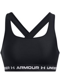 Under Armour Crossback Mid Bra Bh Damen, schwarz, Größe: S