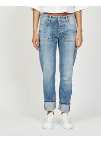Gang Damen Boyfriend-Jeans "94NICA WORKER"truly aged denim, casual, Gr. 30, Denim/Jeans, Obermaterial: 90% Baumwolle, 8% Polyester, 2% Elasthan,