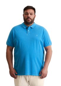 Marc O'Polo MARC O'POLO Herren Poloshirt "aus Bio-Baumwolle", blau, casual, Gr. XXXL, unifarben, Obermaterial: 100% Baumwolle, Shirts