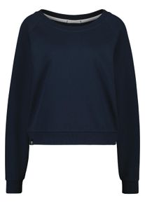 alife and kickin ALIFE & KICKIN Damen Sweatshirt "Damen TeonaAK A", blau, Basic, Gr. XS, 80% Baumwolle 20% Polyester, Sweatshirts, Basic Pullover mit