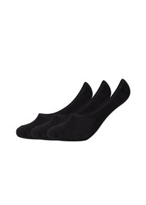 s.Oliver Damen Füßlinge "Füßlinge 6er Pack", Gr. 39, schwarz, 75% Baumwolle 23% Polyester 2% Elasthan, meliert, Socken