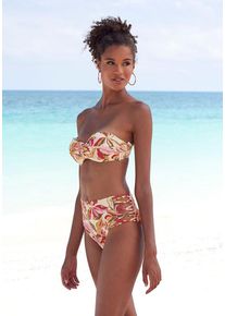 s.Oliver Highwaist-Bikini-Hose 'Bauhinia' beige Gr. 34. Nachhaltig.