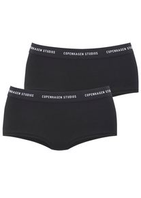 Copenhagen Studios Panty 'mit softem Logobund' schwarz Gr. L (40) für Damen. Mit Logobund. Körpernah. Nachhaltig.