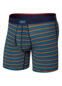SAXX Vibe Xtra Boxer Brief Fly Kunstfaserunterwäsche Herren (Gr L |blau)