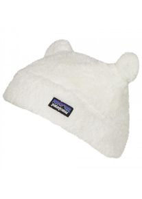 Mütze Patagonia Baby's Furry Friends Hat Kinder (Gr 6-12 Months |weiß)