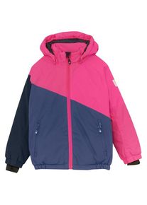 Skijacke Color Kids Ski Jacket Colorblock Kinder (Gr 92 |blau/rosa |wasserdicht)