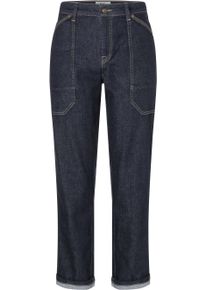 MAC Damen 7/8-Jeans "IOWA"fashion rinsed, casual, Gr. 34, Denim/Jeans, Obermaterial: 94% Baumwolle, 4% Elastomultiester, 2% Elasthan, Jeans, mit