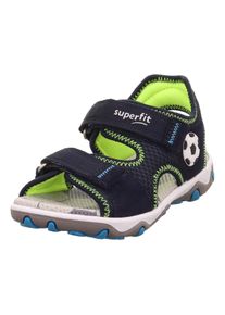 Superfit Kinder Sandale "MIKE 3.0 WMS: mittel", Gr. 29dunkelblau fußball, Veloursleder, Polyester, sportlich, Schuhe, Trekkingschuh mit