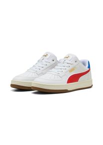Puma Sneaker "CAVEN 2.0 RETRO JR", Gr. 35,5Puma weiß, for all time rot, gum, Synthetik, sportlich, Schuhe