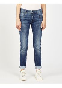 Gang Damen 5-Pocket-Jeans "94GERDA"precious wash, casual, Gr. 28, Denim/Jeans, Obermaterial: 79% Baumwolle, 20% Polyester, 1% Elasthan, Jeans, aus