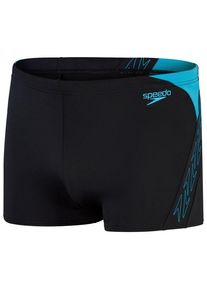 Badehose Speedo Hyperboom Splice Aquashort Herren (Gr 3 |schwarz)