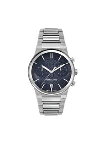 Salvatore Ferragamo Uhren - Quartz Chronograph Watch Me-Ferragamo Sapphire Chr - Gr. unisize - in Silber - für Damen
