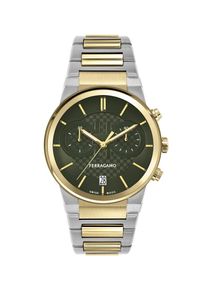 Salvatore Ferragamo Uhren - Quartz Chronograph Watch Me-Ferragamo Sapphire Chr - Gr. unisize - in Grün - für Damen