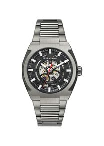 Salvatore Ferragamo Uhren - Analoge Quarzuhr Ta-Supreme Skeleton-Fw - Gr. unisize - in Grau - für Damen