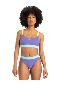 Quiksilver Damen Bade-Shirt "Bra"dusted peri, Gr. XS, 92% Polyamid, 8% Elasthan, Bikini-Oberteile