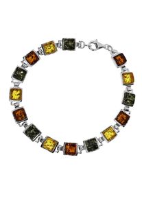 OSTSEE-SCHMUCK Damen Armband "OSTSEE-SCHMUCK Armband Classic 6x6 mm Armband Classic 6x6 mm", 20cm, Silber 925 (Sterlingsilber), silber, Silber 925