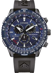 Citizen Herren Funkchronograph "Promaster Sky", schwarz, Armbanduhren, Armbanduhr, Herrenuhr, Solar, Stoppfunktion, bis 20 bar wasserdicht