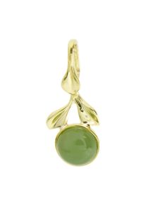 OSTSEE-SCHMUCK Damen Ketten-Anhänger "OSTSEE-SCHMUCK Anhänger Blüte Anhänger Blüte", 20 x 8mm, Gelbgold 333, 0.7 g, gelb, Gelbgold 333,